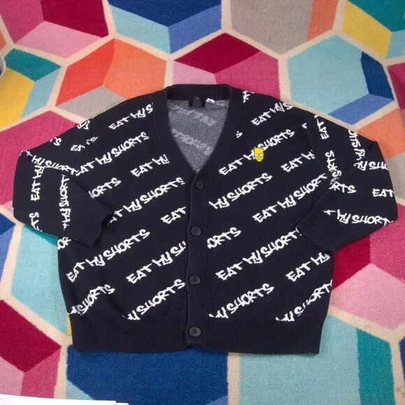 XL92年JC de Castelbajac Simpsons cardigan XL92年JC de Castelbajac Simpsons cardigan The Simpson Bart